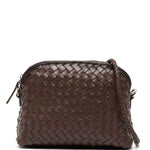 Borsa a tracolla Fellini in marrone scuro Dragon Diffusion - donna 