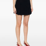 Minigonna plissé in blu Thelaurent - donna 