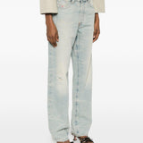Jeans cinque tasche effetto strappato in blu Diesel - donna 