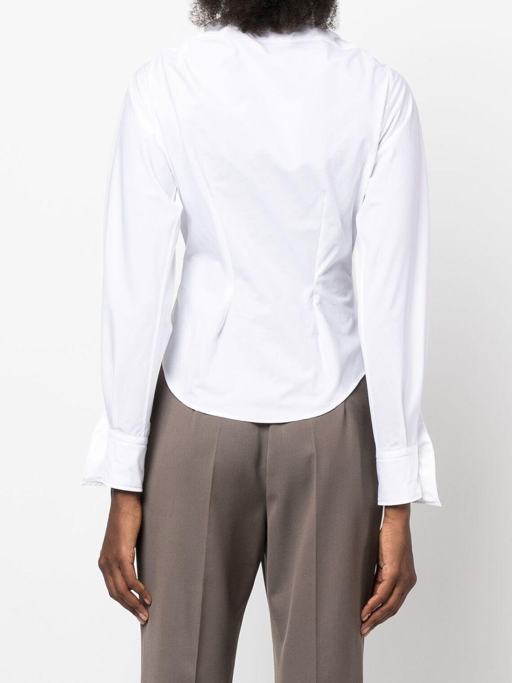 Camicia con logo Orb in bianco Vivienne Westwood - donna 