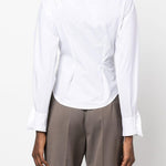 Camicia con logo Orb in bianco Vivienne Westwood - donna 
