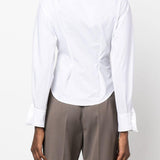 Camicia con logo Orb in bianco Vivienne Westwood - donna 