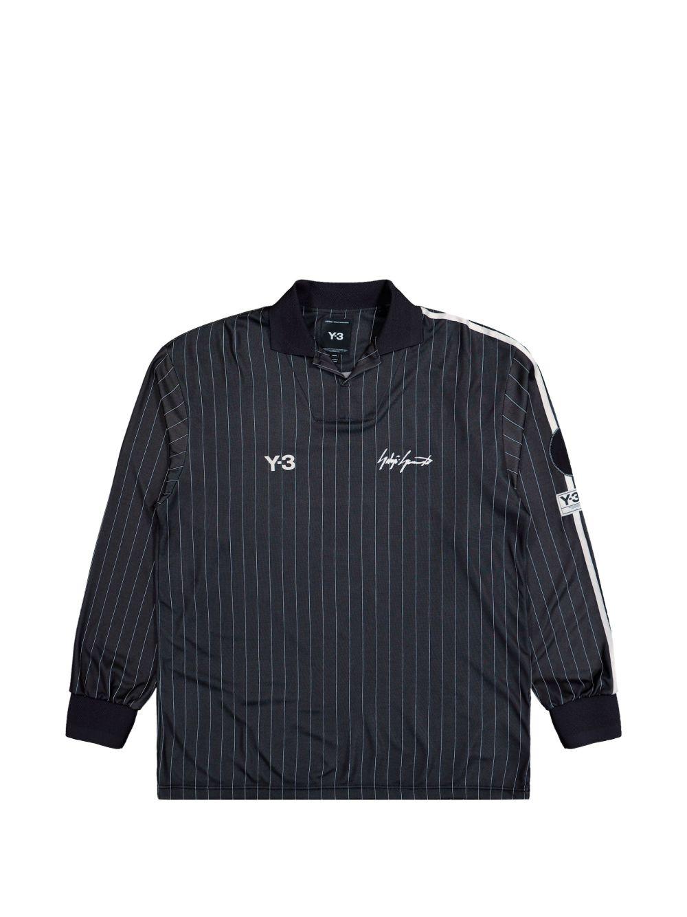 T-shirt Elite 5 a righe in nero Y-3 - uomo 