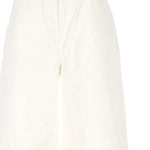 Jeans a gamba ampia in bianco Golden goose - donna 