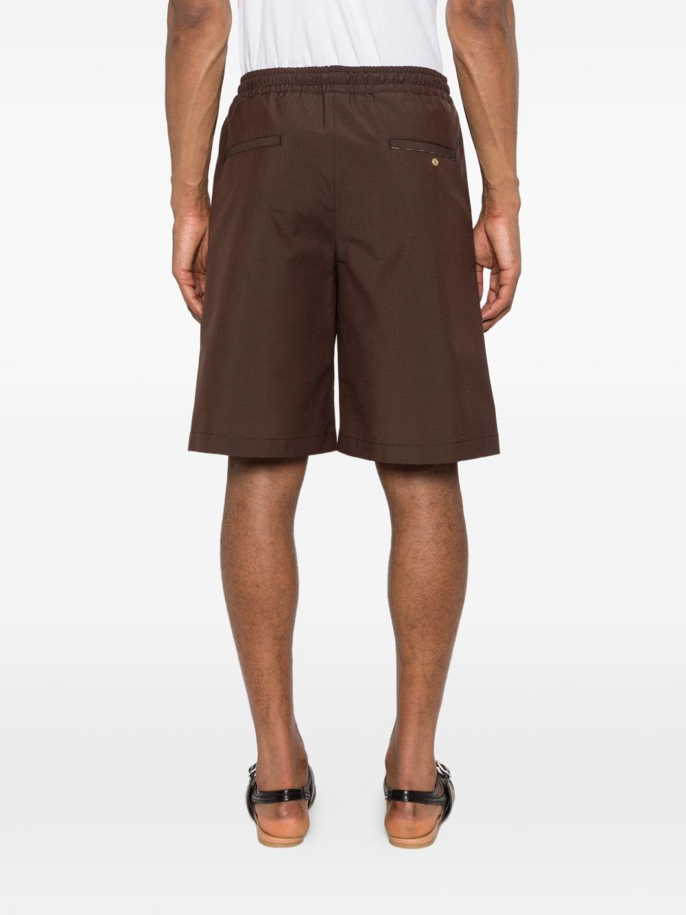 Shorts con coulisse in marrone Grayed - uomo 