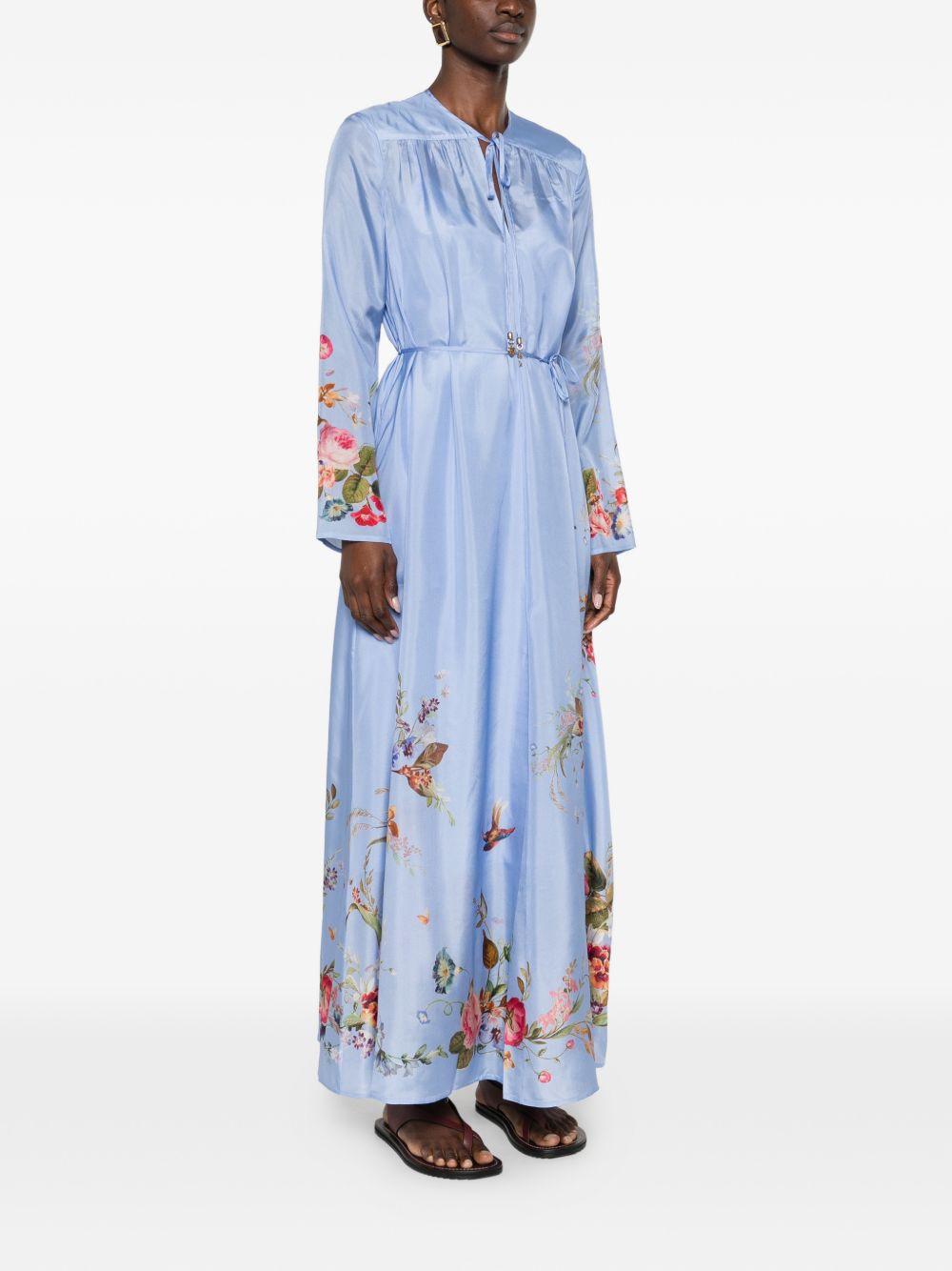 Abito lungo Patience in azzurro ZIMMERMANN - donna 
