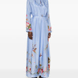 Abito lungo Patience in azzurro ZIMMERMANN - donna 
