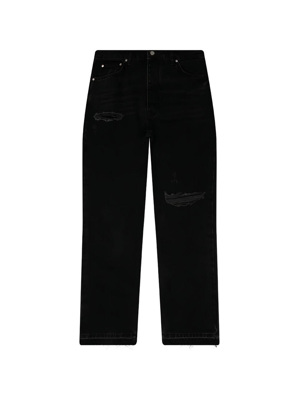 Jeans heaton in denim nero 