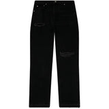 Jeans heaton in denim nero 
