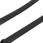 Cintura Olivia in pelle nera 