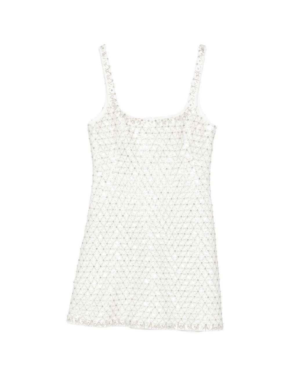 Mini abito con perline ziva in bianco Simkhai - donna 