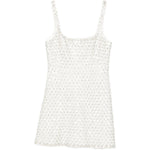 Mini abito con perline ziva in bianco Simkhai - donna 