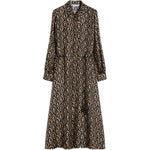 Abito midi Giara con stampa in nero Max Mara - donna 