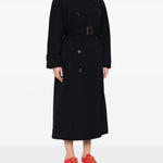 Cappotto trench doppiopetto in blu A.P.C. - donna 