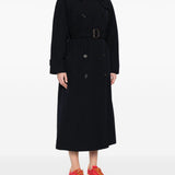 Cappotto trench doppiopetto in blu A.P.C. - donna 