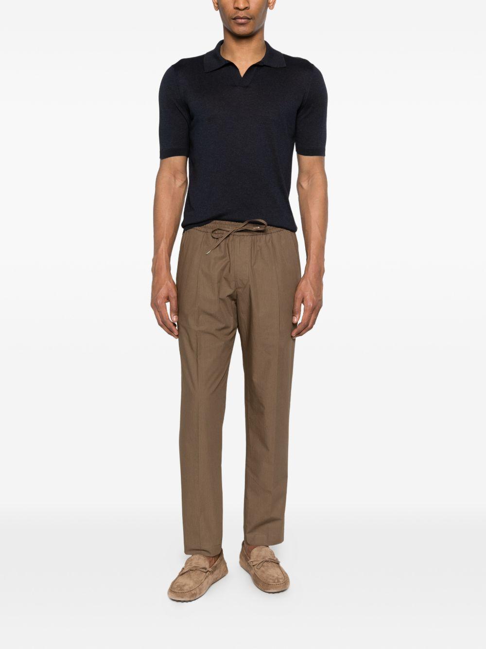 Pantaloni a pieghe con coulisse in vita in beige Briglia 1949 - uomo 