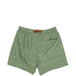 Costume da bagno con stampa geometrica in verde Zegna - uomo 