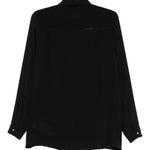 Camicia con fiocco in seta in nero Elie saab - donna 