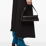 Borsa a spalla Cannolo in nero Jil sander - donna 