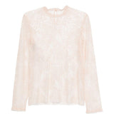 Top in pizzo rosa Alberta Ferretti - donna 