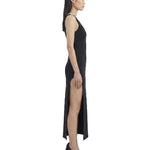 Abito midi in cotone opaque in nero Wardrobe NYC - donna 