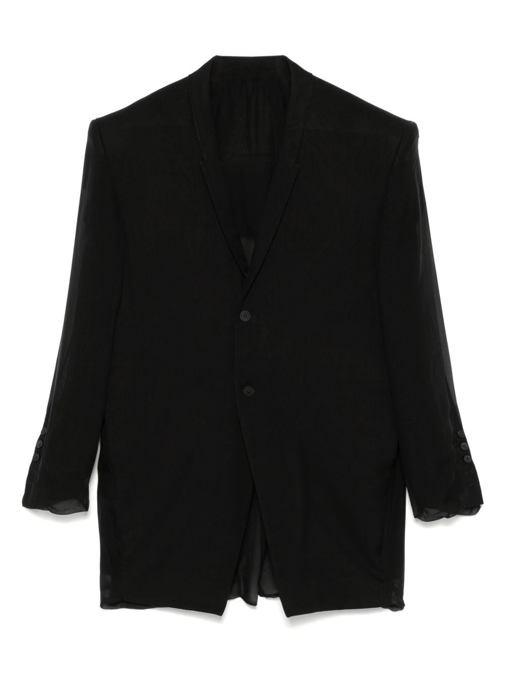Blazer Rick S Tatlin in nero Rick Owens - uomo 