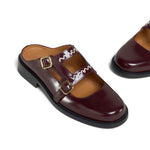 Mules slip-on in bordeaux Marni - donna 