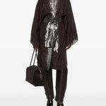 Kimono in pizzo in marrone Maurizio - donna 