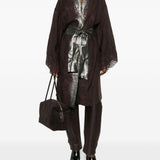 Kimono in pizzo in marrone Maurizio - donna 