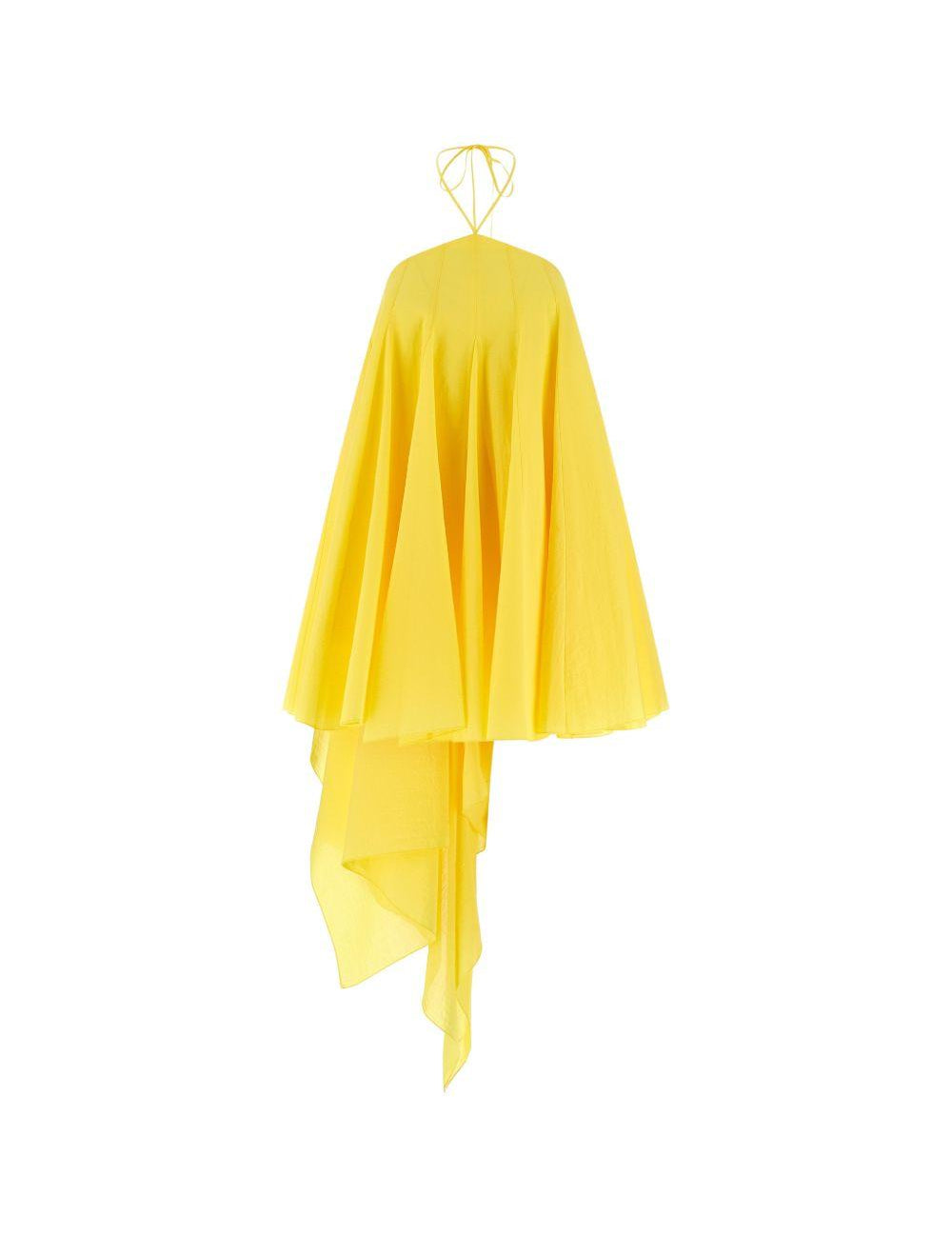 Abito asimmetrico la robe in giallo Jacquemus - donna 