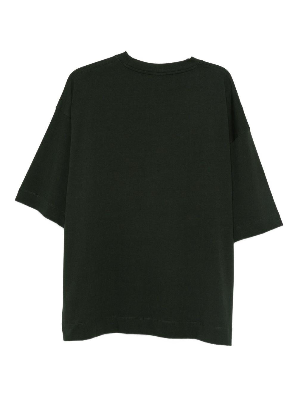 T-shirt a maniche corte hen in verde Dries van noten - uomo 