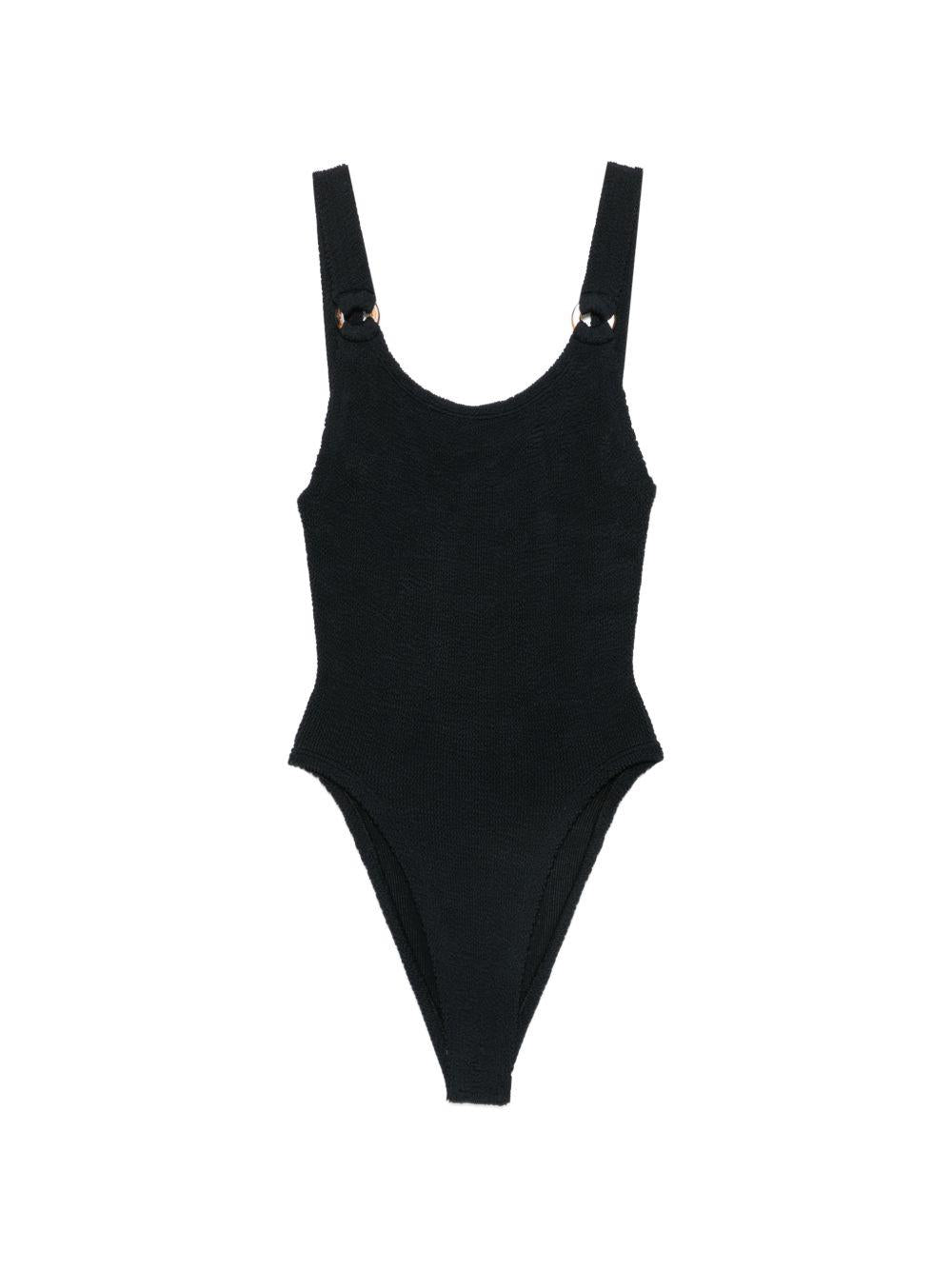 Costume intero Domino in nero Hunza g - donna 