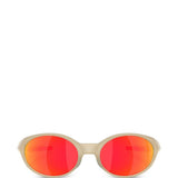 occhiali da sole ovali con lente rossa oakley - unisex 