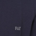 Polo aderente in blu Fay - uomo 