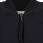 Bomber bouclé in nero Laneus - donna 
