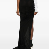 Gonna lunga con coulisse edfu in nero Rick owens drkshdw - donna 