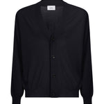 Cardigan con scollo a V in nero 