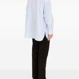 Camicia a righe in celeste Mm6 maison margiela - uomo 