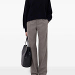 Maglione a collo alto Luke in nero Loulou de saison - donna 
