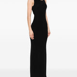 Abito lungo Lyr in maglia in nero Aya Muse - donna 