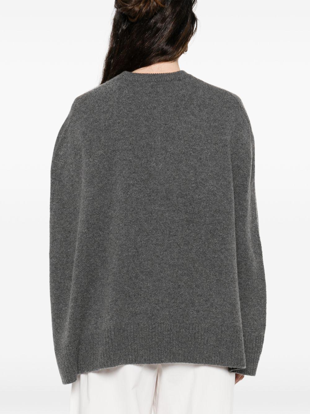 Maglione a mantella  in cashmere in grigio Toteme - donna 
