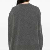 Maglione a mantella  in cashmere in grigio Toteme - donna 