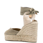 Espadrilles chiara in verde Castañer - donna 