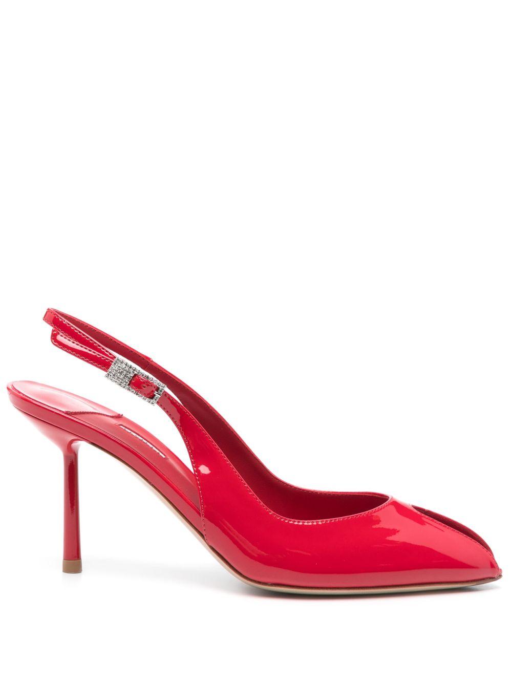 Decollete chanel clivage 90mm in rosso Le silla - donna 