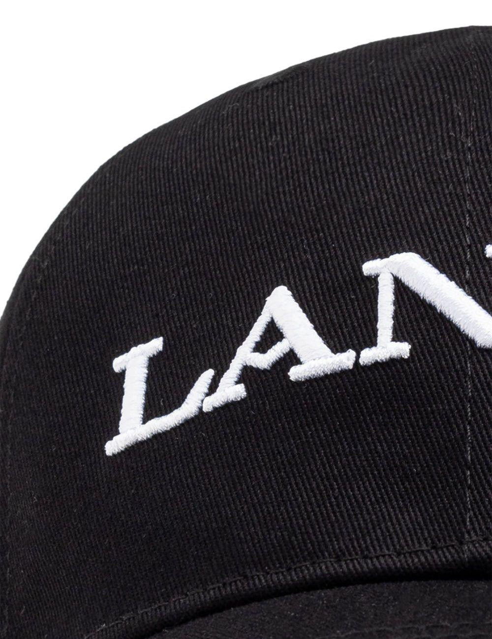 Cappello da baseball con logo in nero Lanvin - unisex 