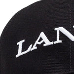 Cappello da baseball con logo in nero Lanvin - unisex 