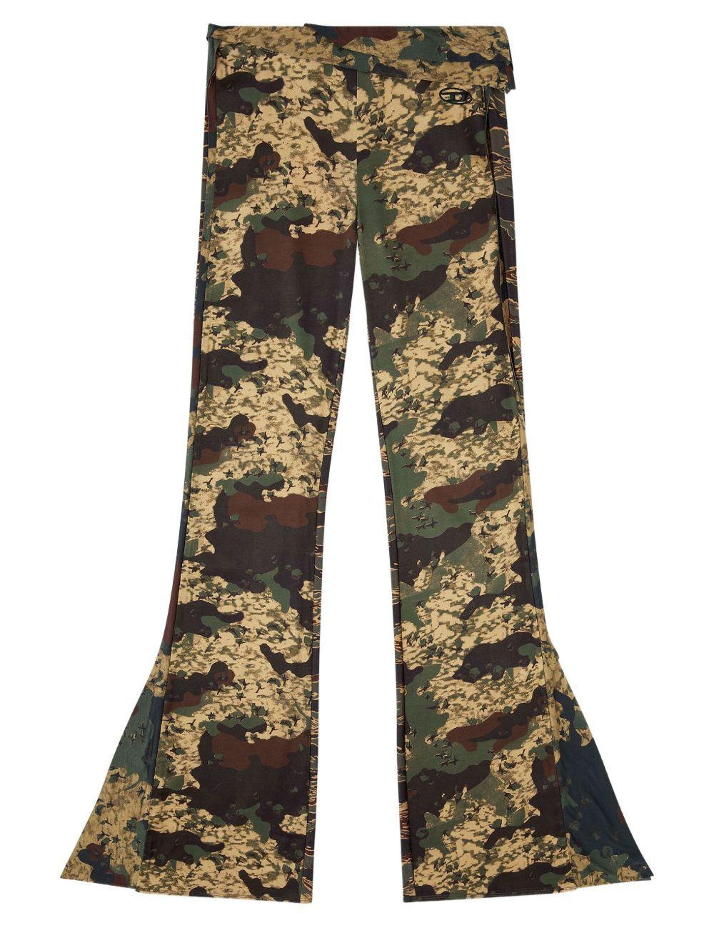 Pantaloni P-Affal in verde Diesel - donna 