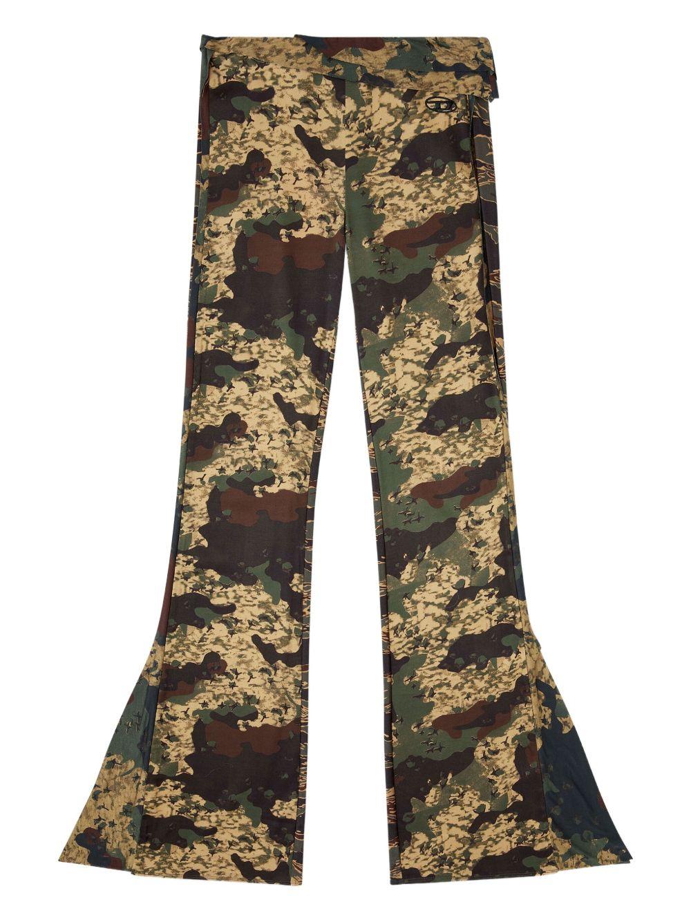 Pantaloni P-Affal in verde Diesel - donna 