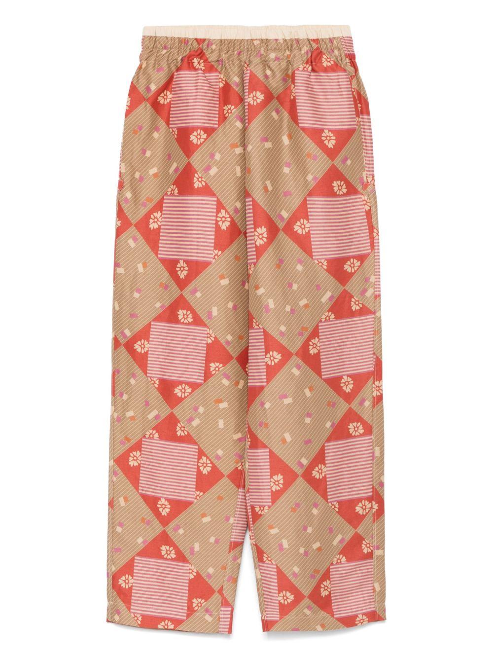 Pantaloni con stampa multicolore RANRA - uomo 