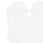 Costume da sposa shell in bianco Oséree - donna 